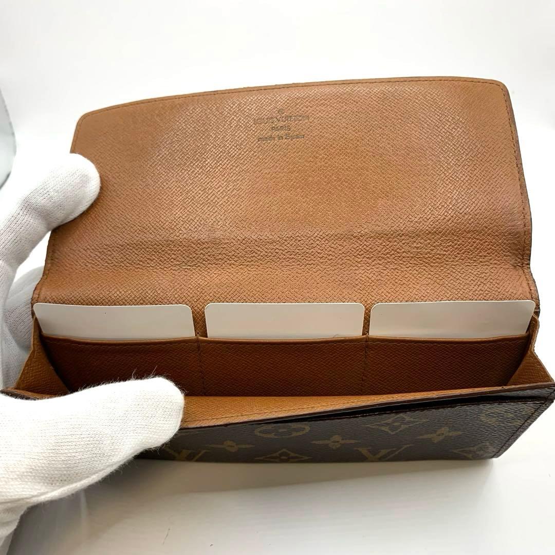 ルイヴィトン お札入れ 二つ折り財布 モノグラム 長財布 折り財布 カード入れ