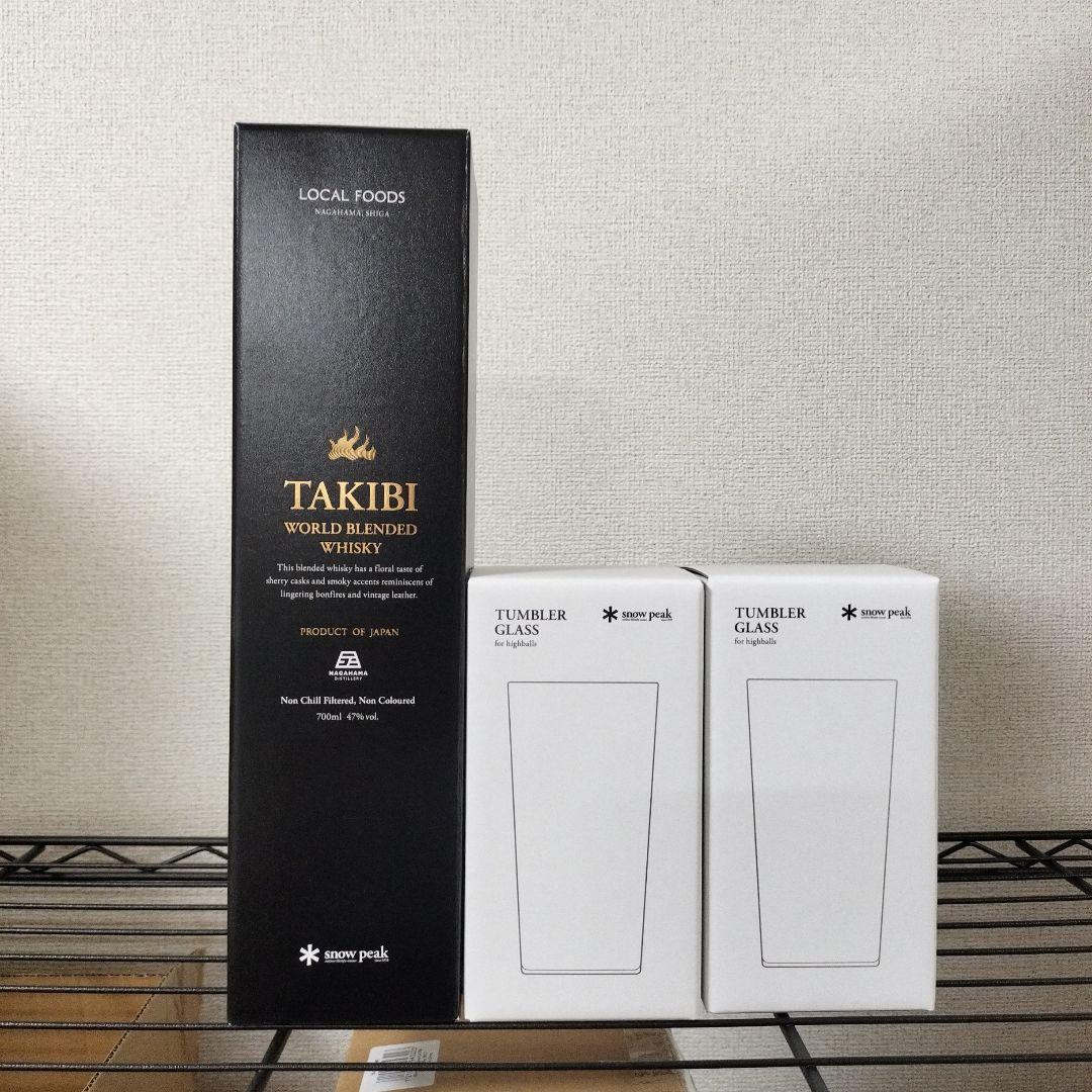新品 peak×NAGAHAMA コラボ ウィスキー&タンブラーグラス