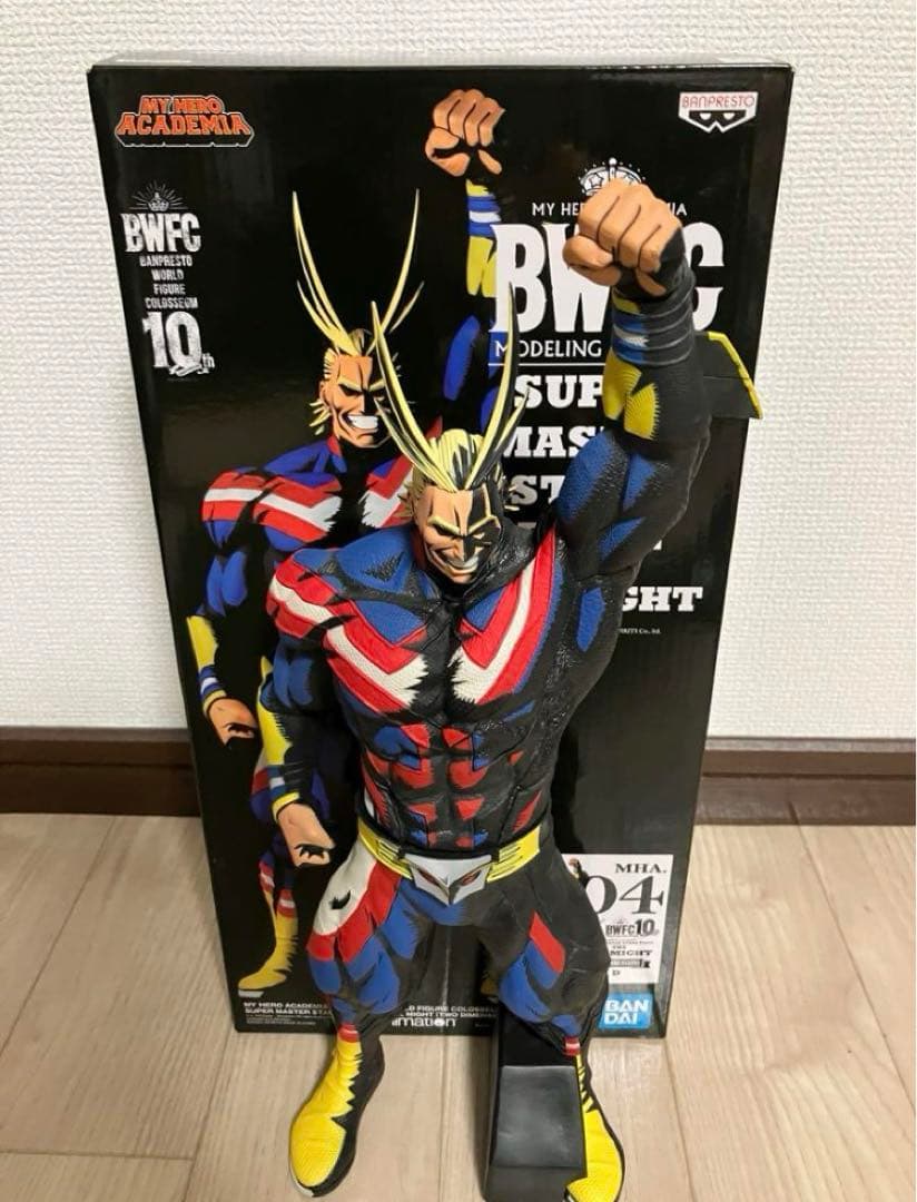 ヒロアカ　SMSP オールマイト　D賞　04 二次元彩色　フィギュア