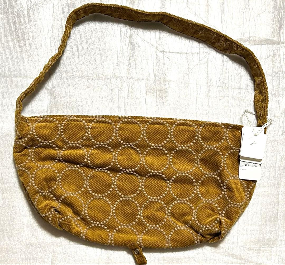 新品 ミナペルホネン タンバリン 2wayショルダーバッグ コーデュロイ斜めがけ