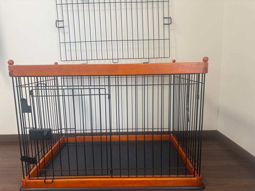 石ちゃん　　　　超美品　　小型犬ペットケージ　木製