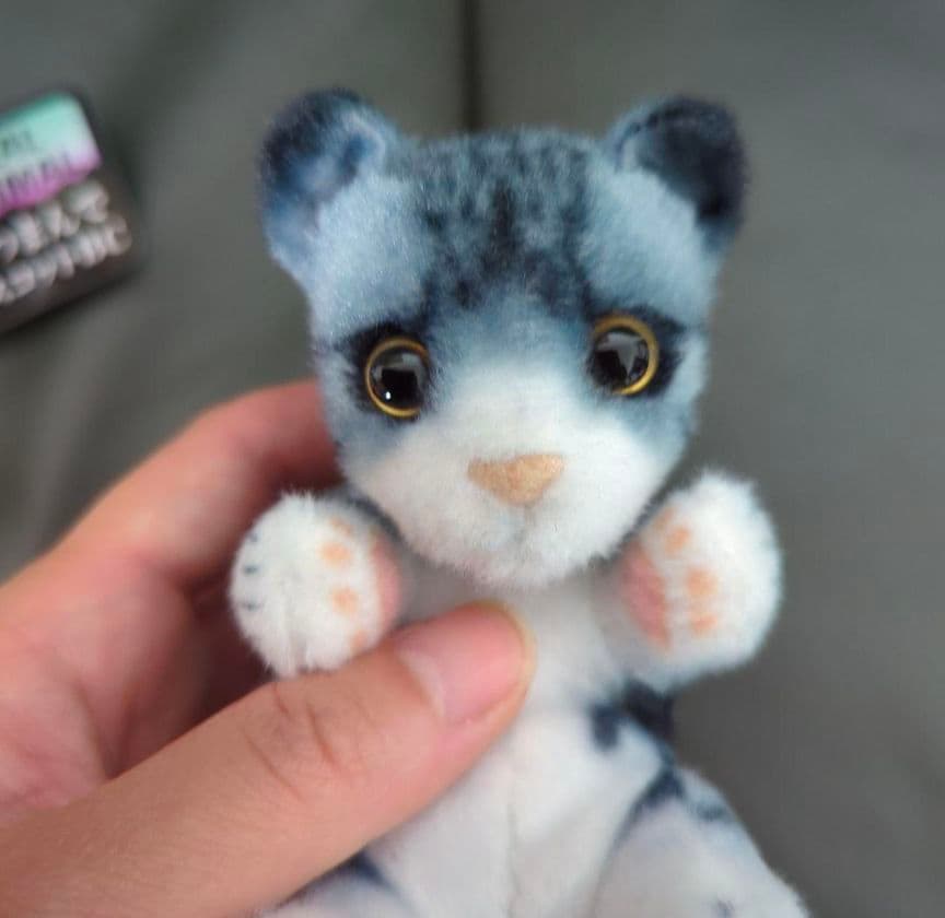 リアル猫 リアルアニマル猫つまんでマスコットBC 猫ぬいぐるみ　２個　セット