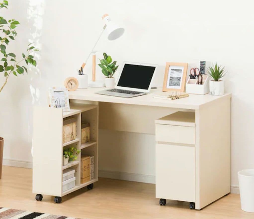 デスクセット(トリプロ 119 WW)ニトリ デスクセット ナチュラル　手渡し