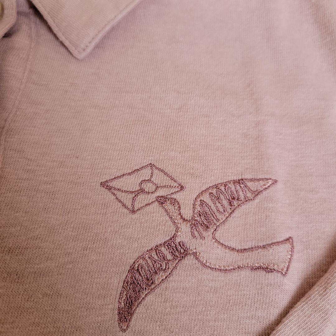 マドモアゼルノンノン　美品試着のみ刺繍入りポロシャツ