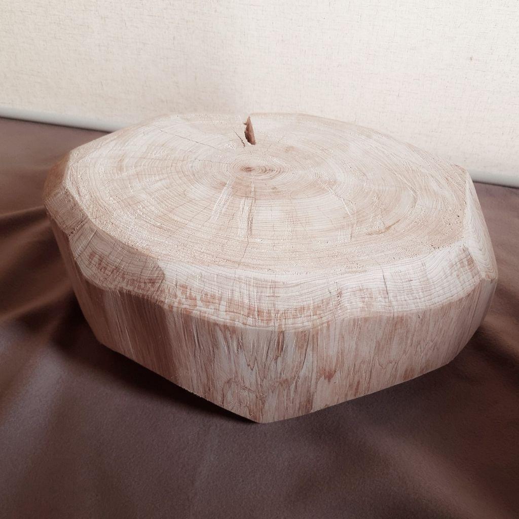 天然アロマ 東濃ひのき テーブル 飾り台 無垢無塗装 オーガニック 特大