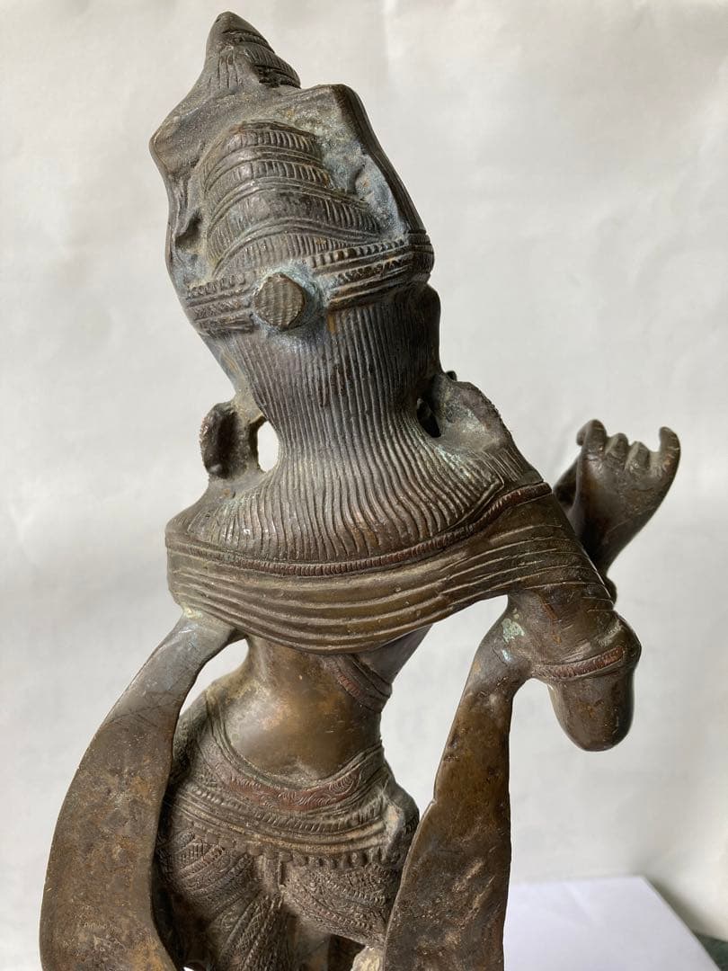 大（古）仏像，古銅製，時代物。