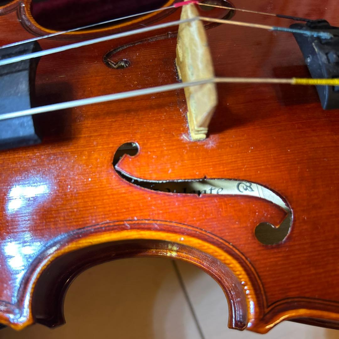 1／8 木製バイオリン 本体とハードケース