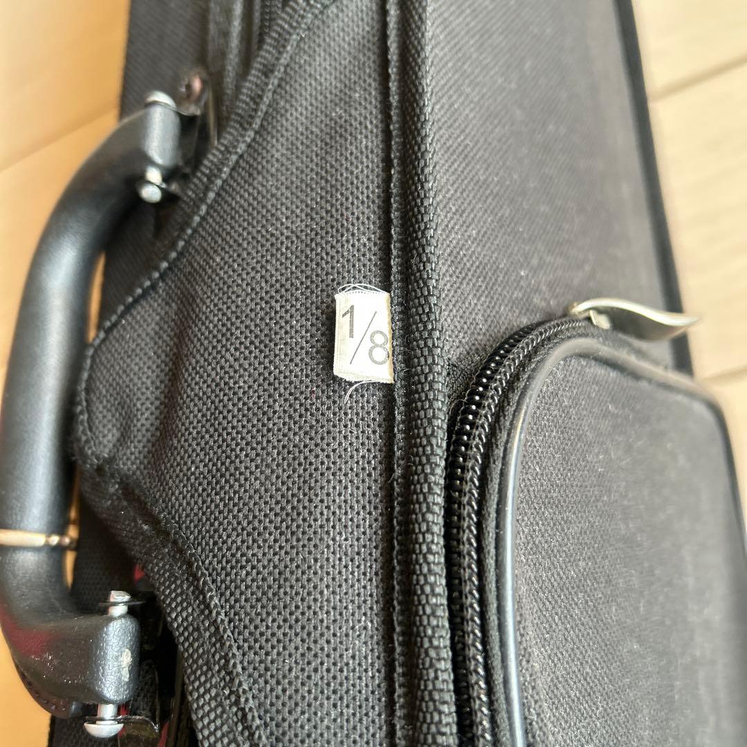 1／8 木製バイオリン 本体とハードケース