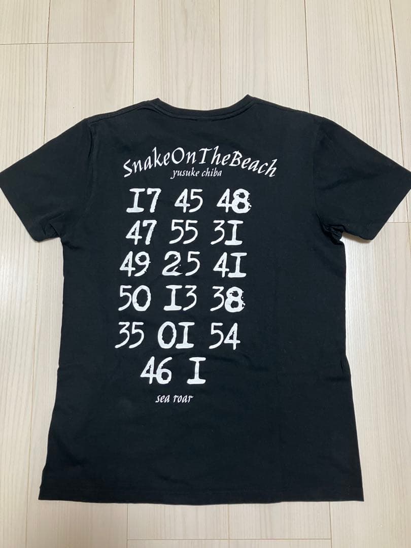 SnakeOnTheBeach Tシャツ Mサイズ　チバユウスケ