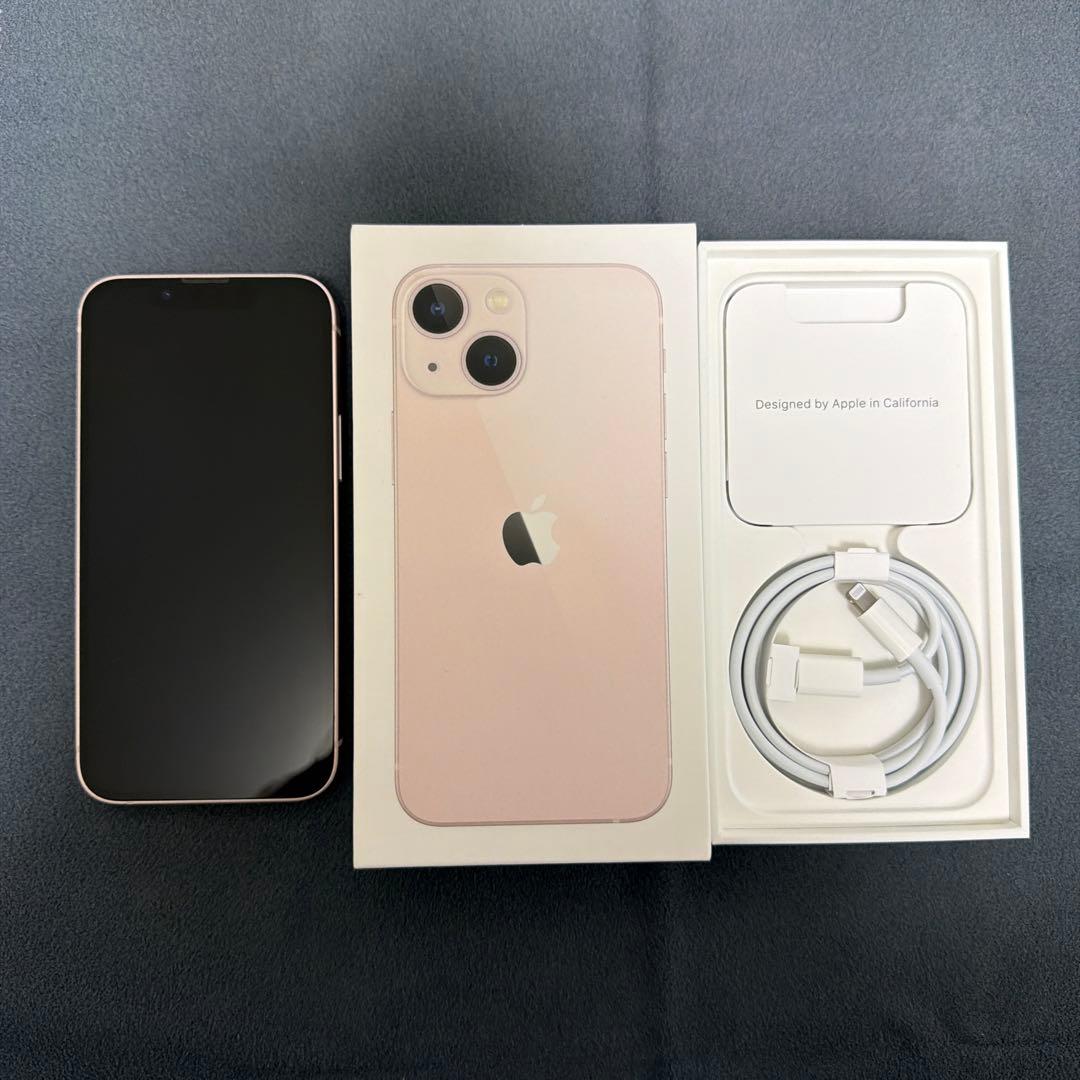 美品 iPhone 13 mini 128GB ピンク US版 SIMフリー