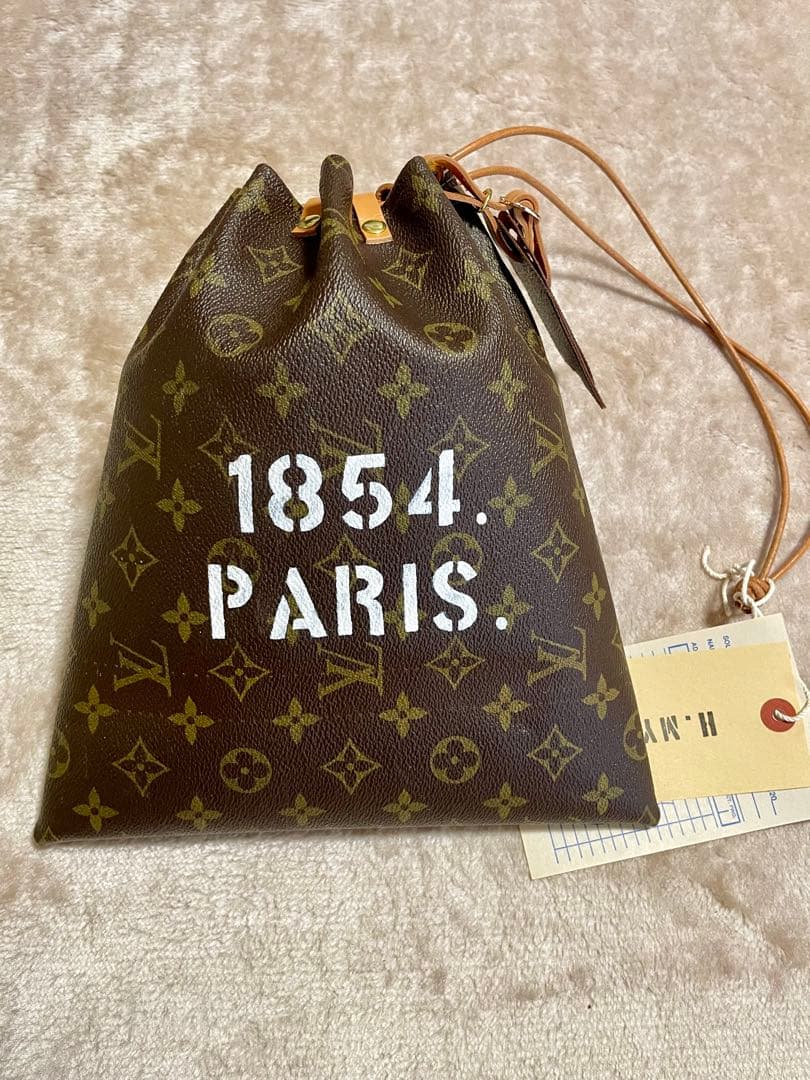 ◾️新品未使用　h.myriad 巾着ポーチ　ショルダーポーチ