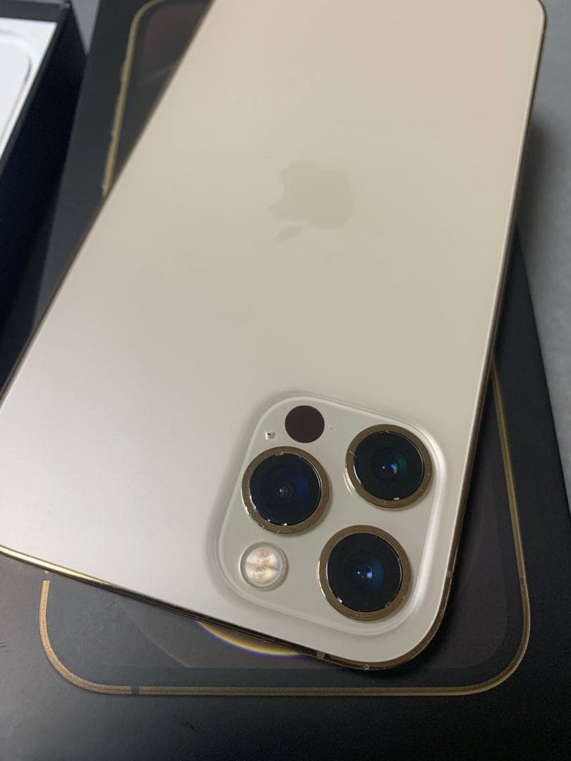 美品 国内版 SIMフリー iPhone12 Pro 128GB ゴールド色