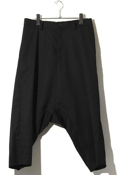 コムデギャルソンブラック ウール サルエルパンツ S BLACK