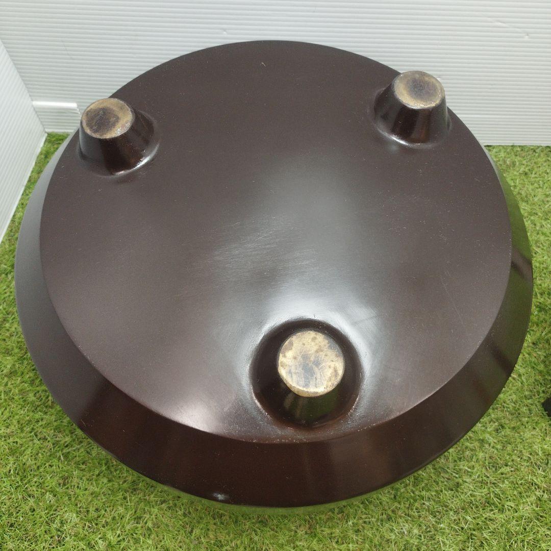 茶道具 風炉 風炉釜 唐銅製 三つ足 火鉢 工芸品 風呂釜 昇雲