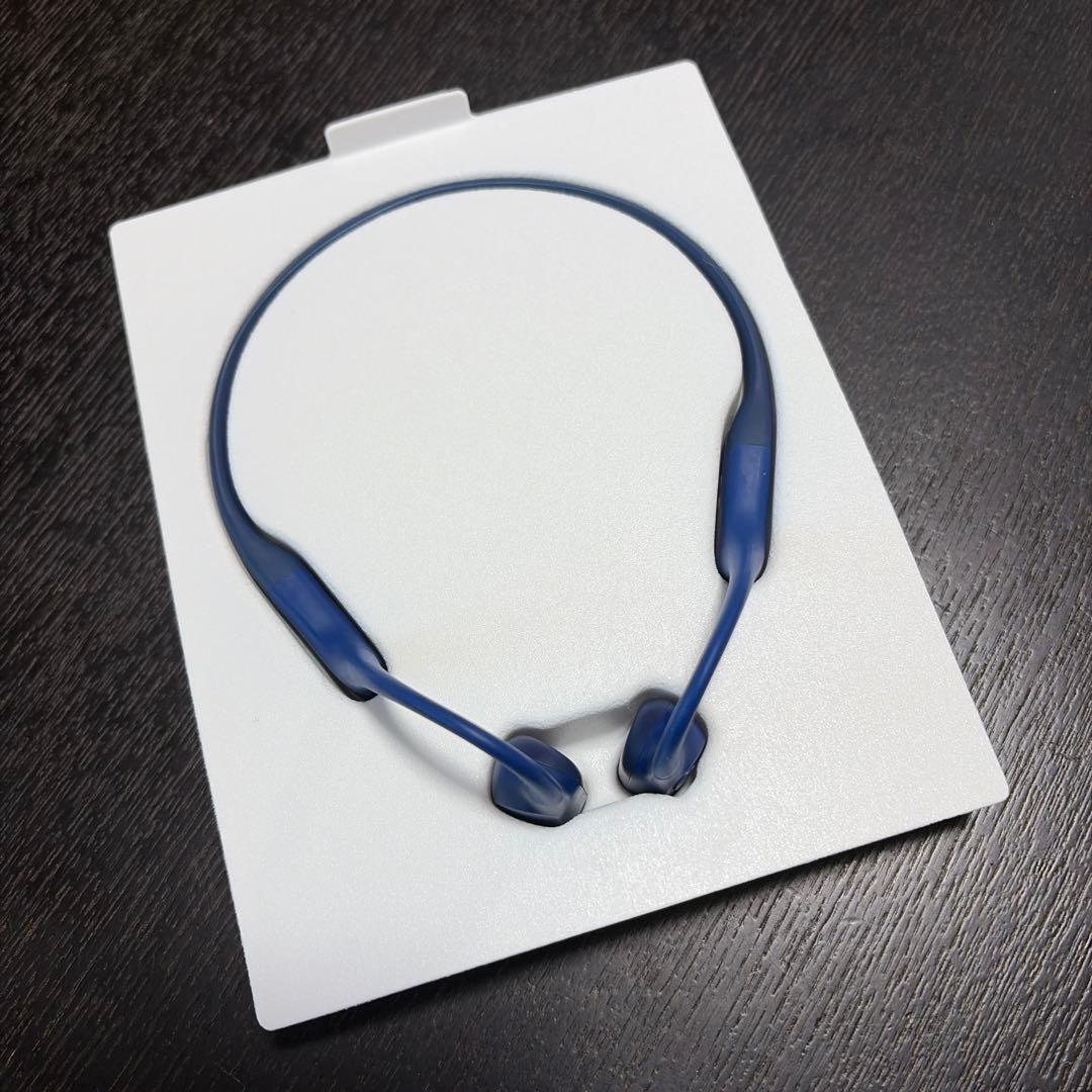 SHOKZ OPENRUN 骨伝導イヤホン ブルー