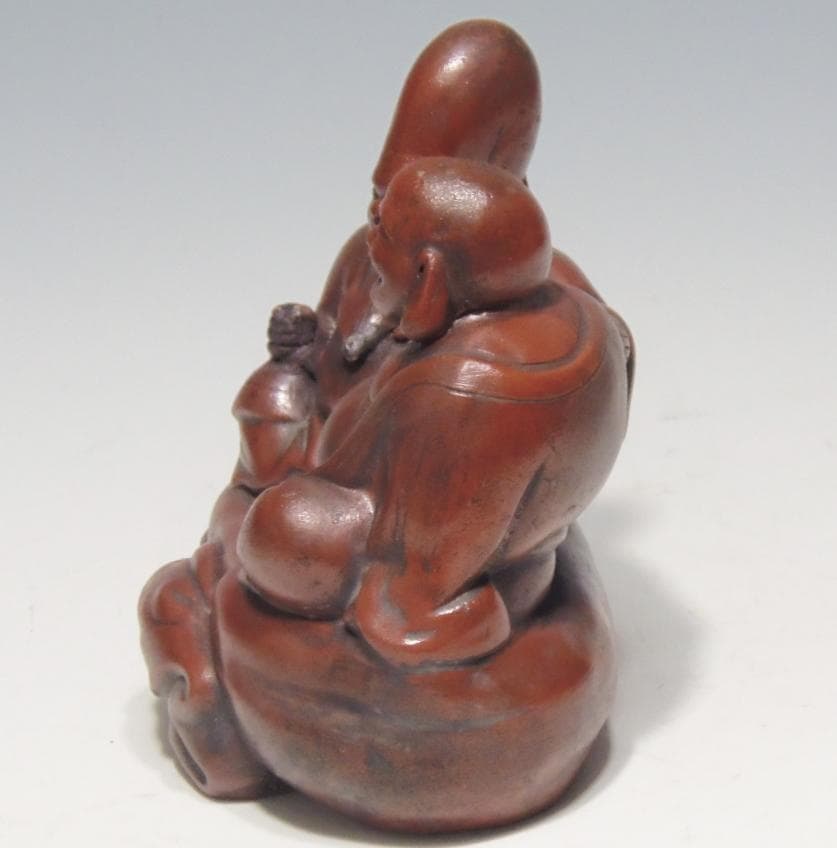 古備前 七福神 福禄寿 布袋 備前焼 開運 置物 縁起物 骨董