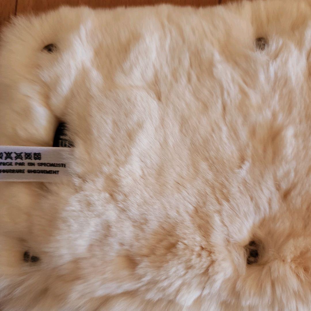 CHANEL シャネル マフラー ラビットファー 白色