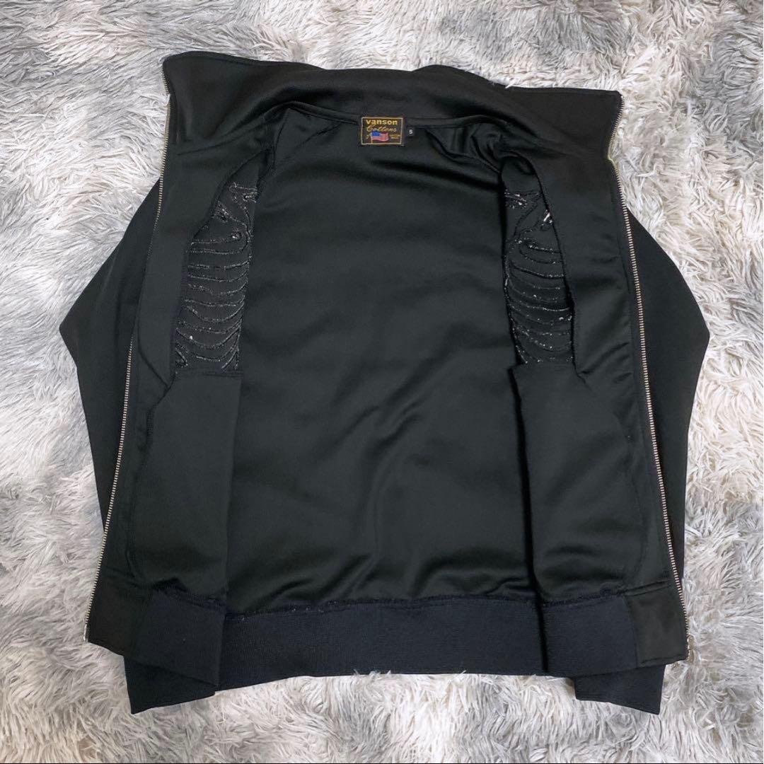 VANSON ヒューマンボーントラッカージャケット オールブラック