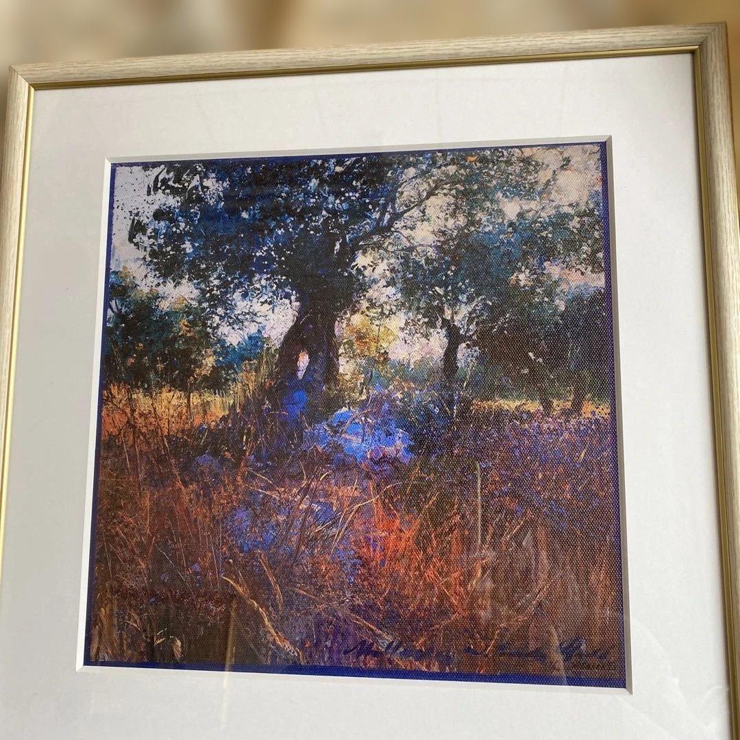 トレンツ　リャド　オリーブの樹　額装品