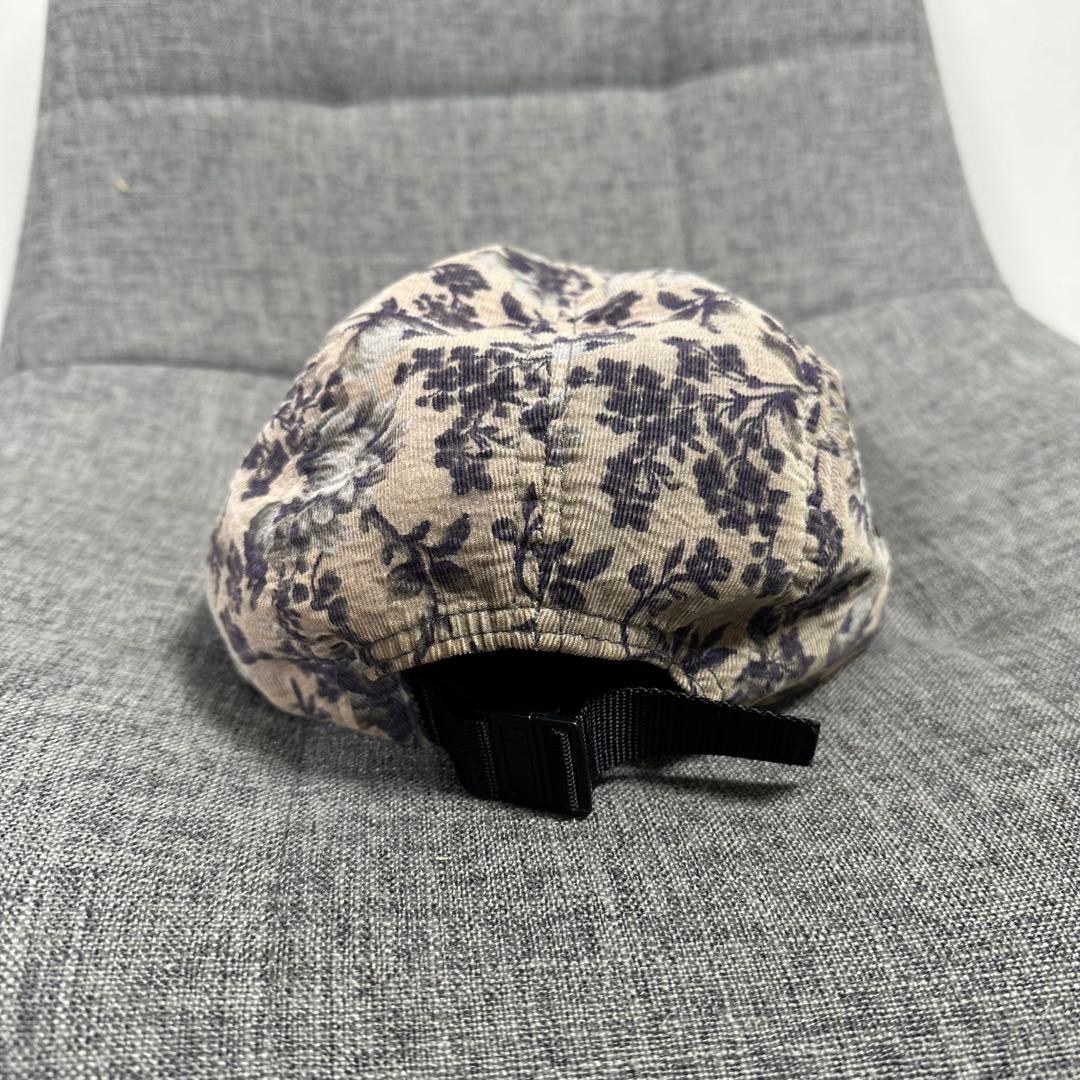 supreme liberty camp cap 花柄 レザー
