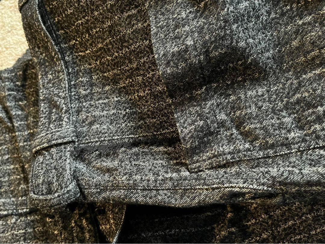 エーエフアーティファクト　af artefactストライプ サルエルパンツ