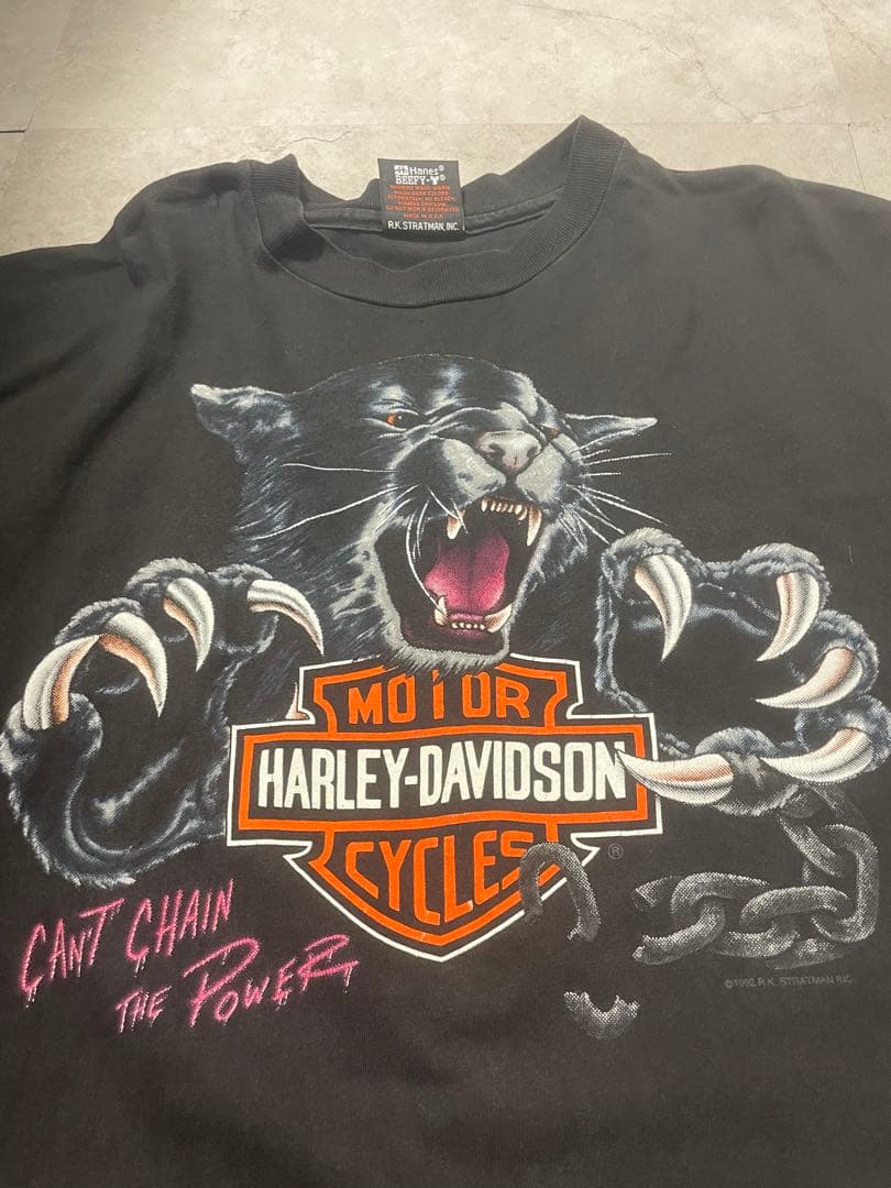 レア！90sヴィンテージハーレーTシャツ！パンサー