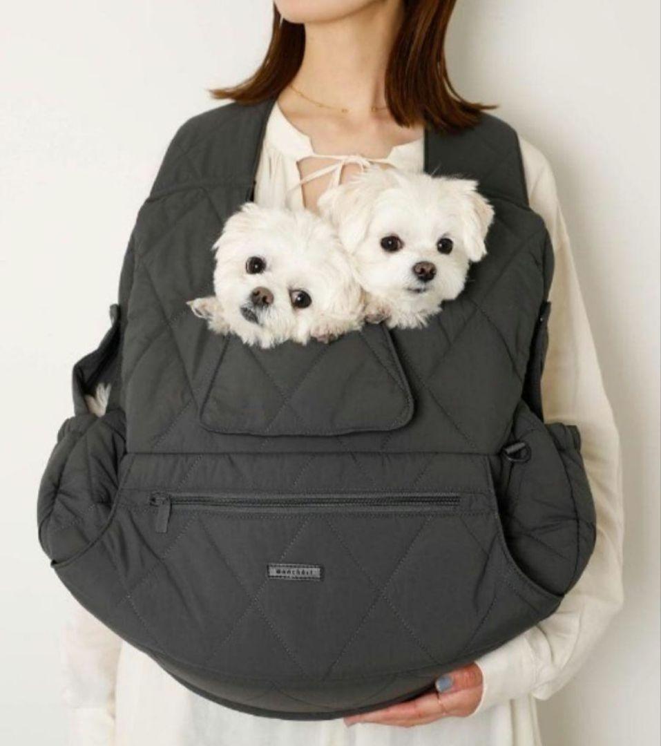 moncheri モンシェリ キルティング リュック キャリー グレー