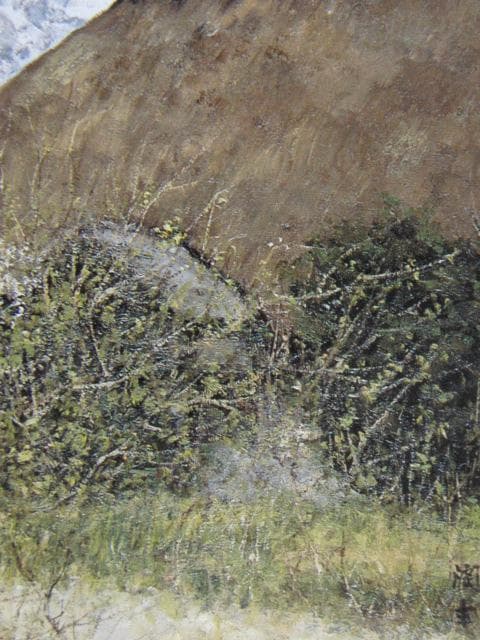 向井潤吉、【岳麓好日（長野県北安曇郡白馬村北城塩島）】