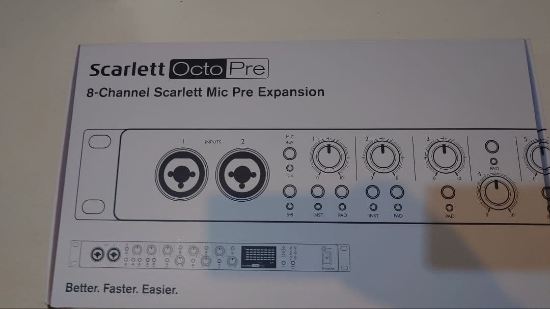 配信機器・PA機器・レコーディング機器 Focusrite Scarlett Octo Pre