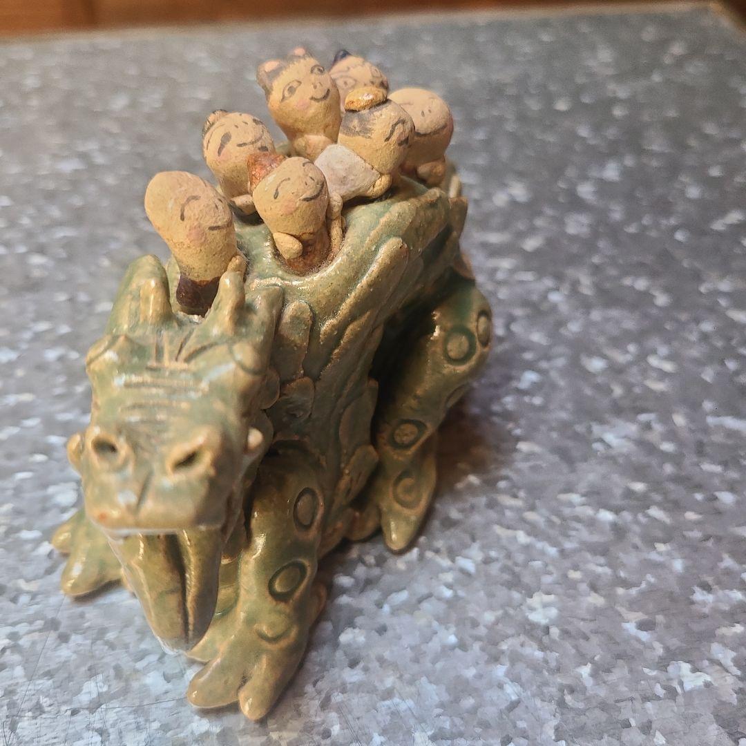 七福神 神様 置物 龍 作家モノ 陶器 縁起物