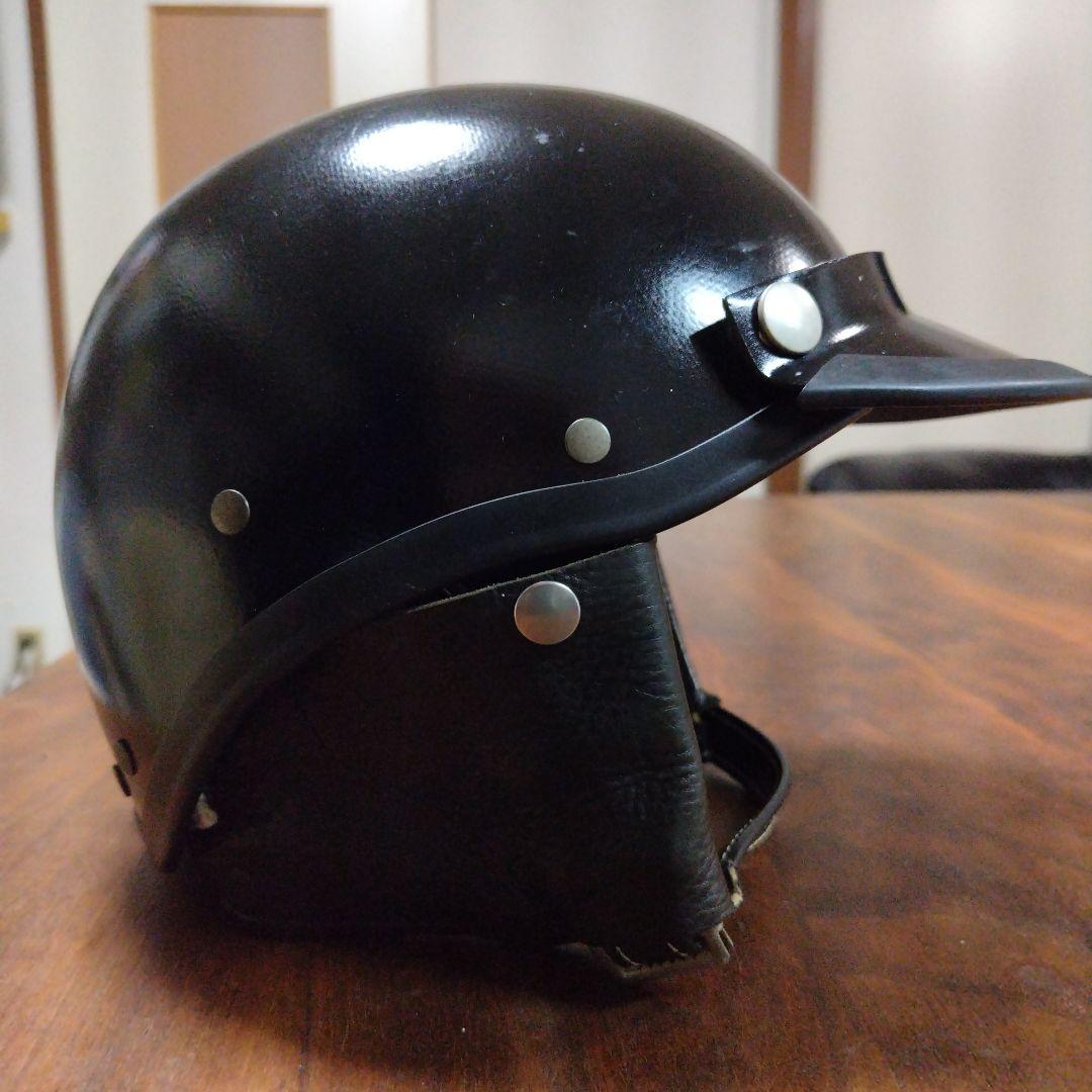 ノマドクロージング 半帽ヘルメット ブラック バイザー付き