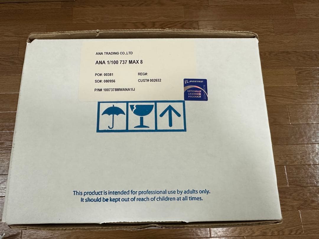 航空機・ヘリコプター ANA 1/100 B737-MAX8 PACMIN