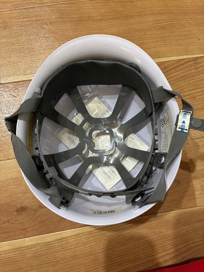 作業用ヘルメット 防災ヘルメット 未使用 JIS規格 白 8個セット まとめ売り