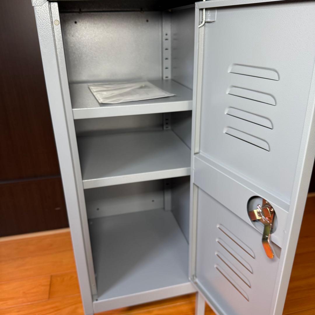 HERMOSA ロワールスチールキャビネット ライトグレー