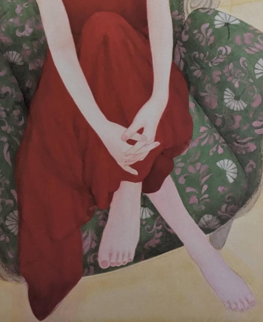 むらまつちひろ、「ミクストメディア」、希少画集・額装画、日本製・新品額縁