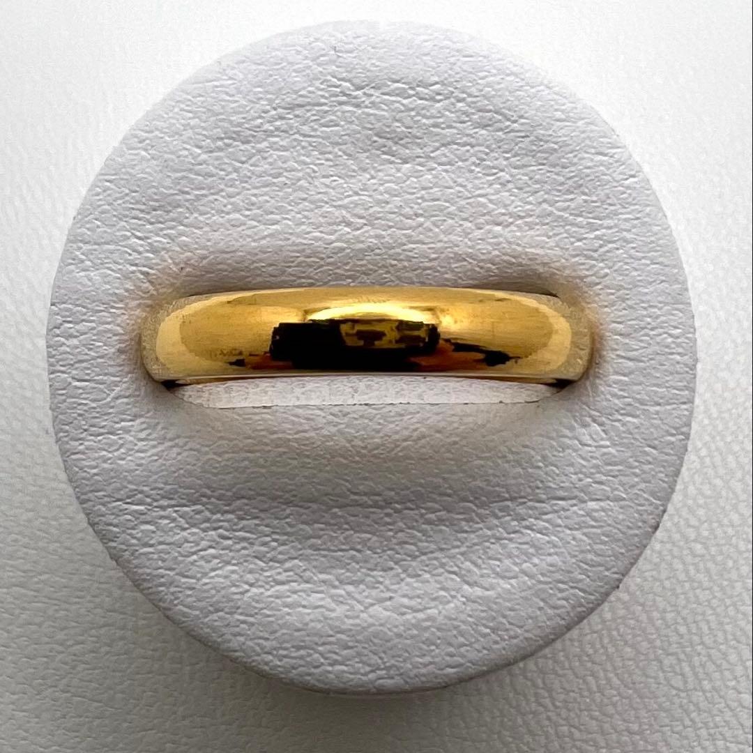 K24 純金リング　幅3.2㎜　厚さ1.9㎜　12.5号アップ　5.68 g