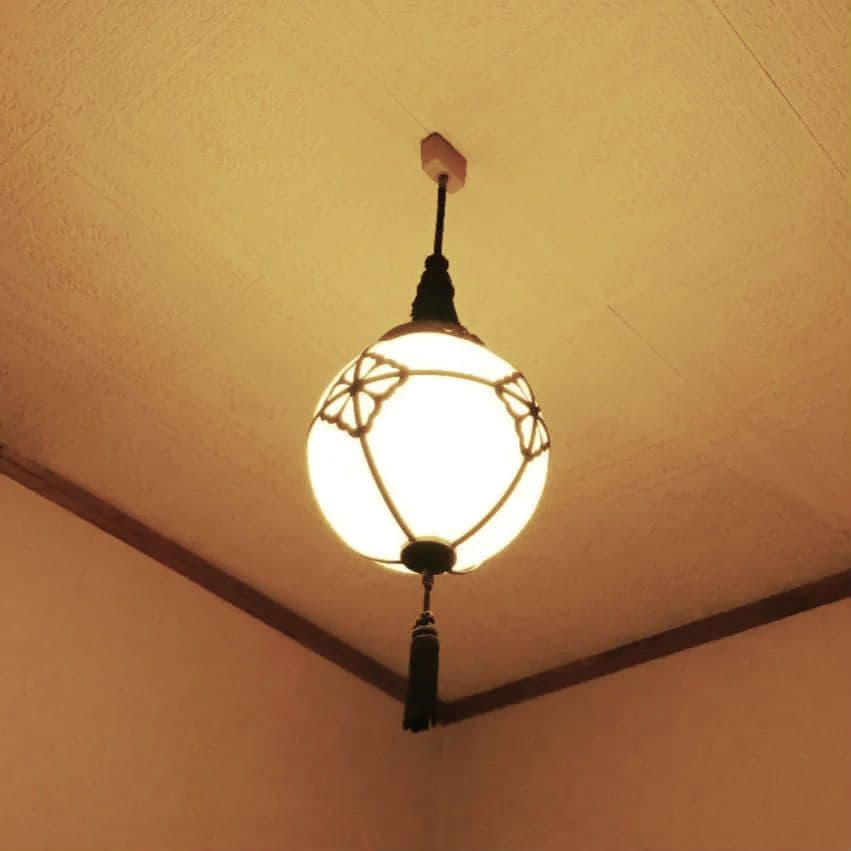 大正和風ランプ 　アンティーク