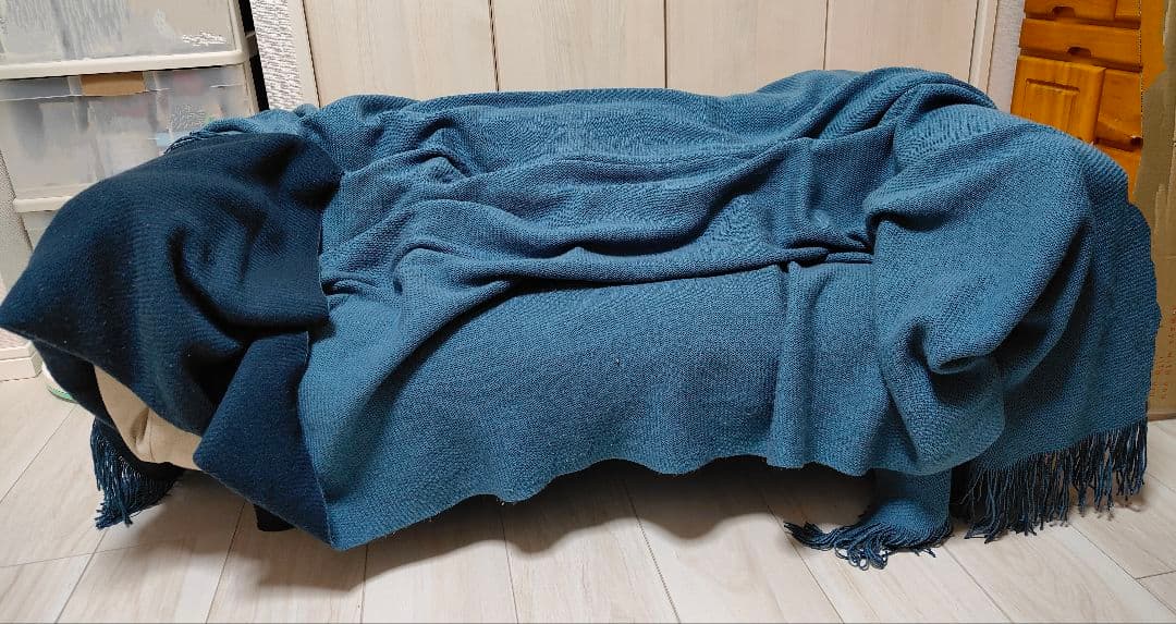 【ベルーナ】カウチソファ LIRAKU　（ベージュ）