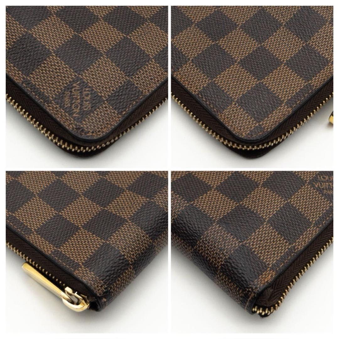 【極美品】ルイヴィトン　ジッピーコンパクトウォレット　ダミエエベヌ　長財布