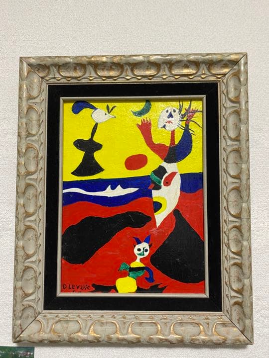 vintage 油絵　60年代　雑貨