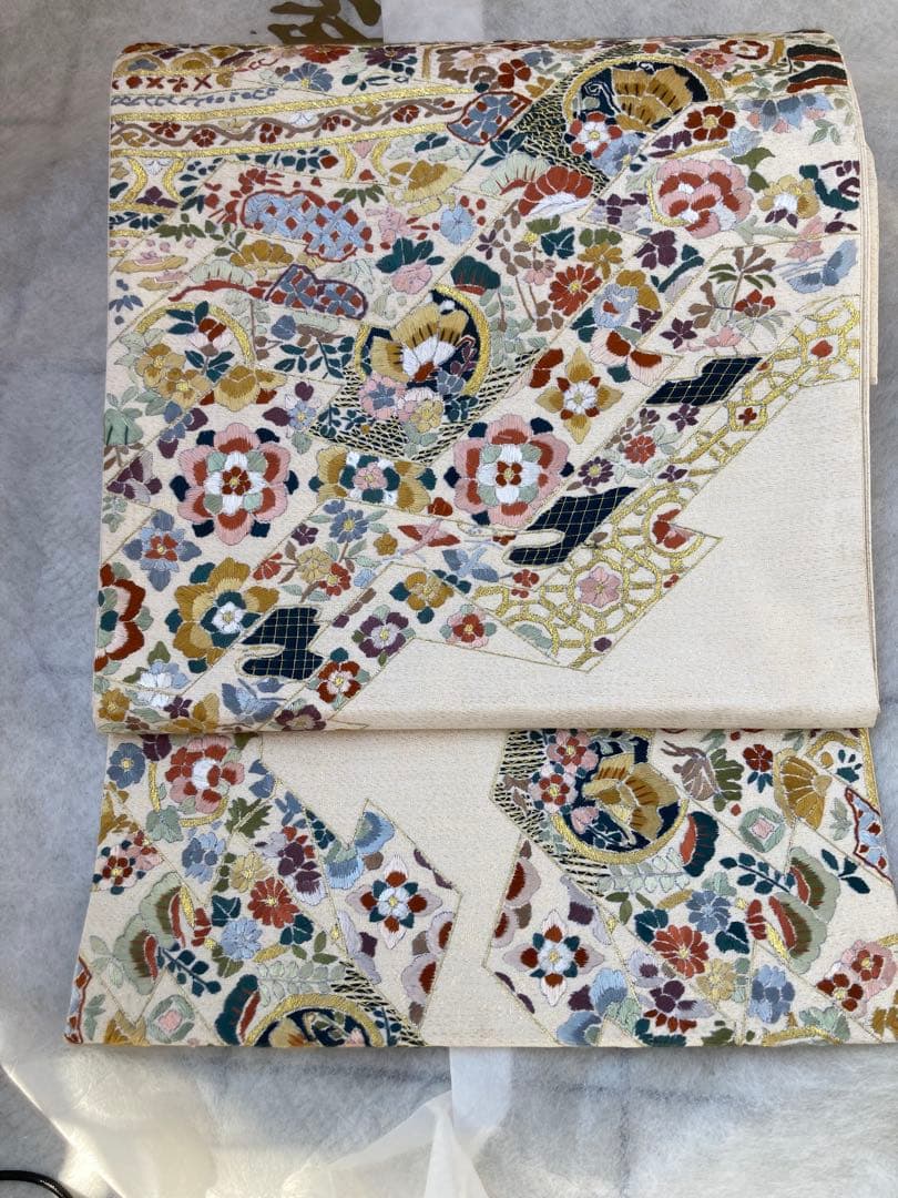 ご提案袋帯⑦　唐織に金系の袋帯