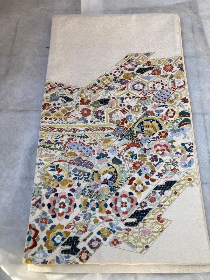 ご提案袋帯⑦　唐織に金系の袋帯