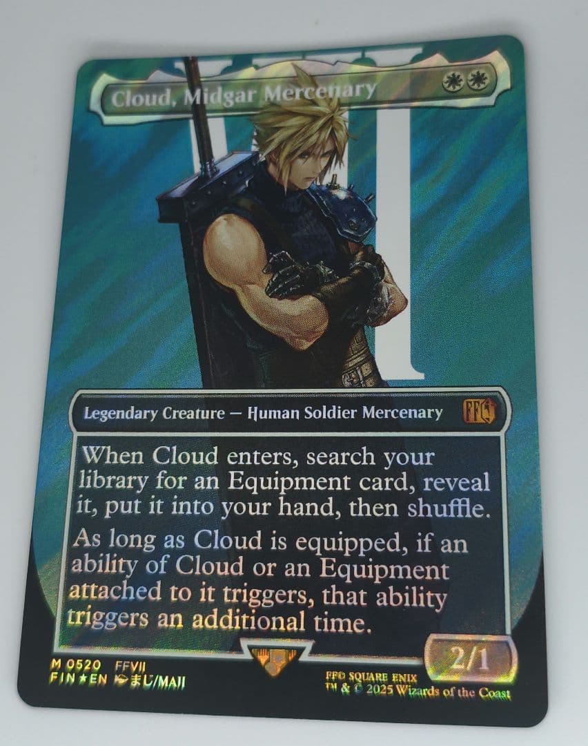 ミッドガルの傭兵、クラウド サージfoil