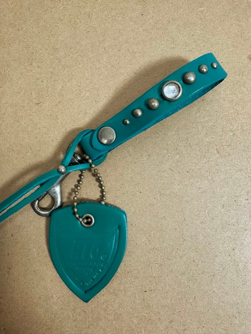 HTC Snap Key Holder red stone ターコイズレザー