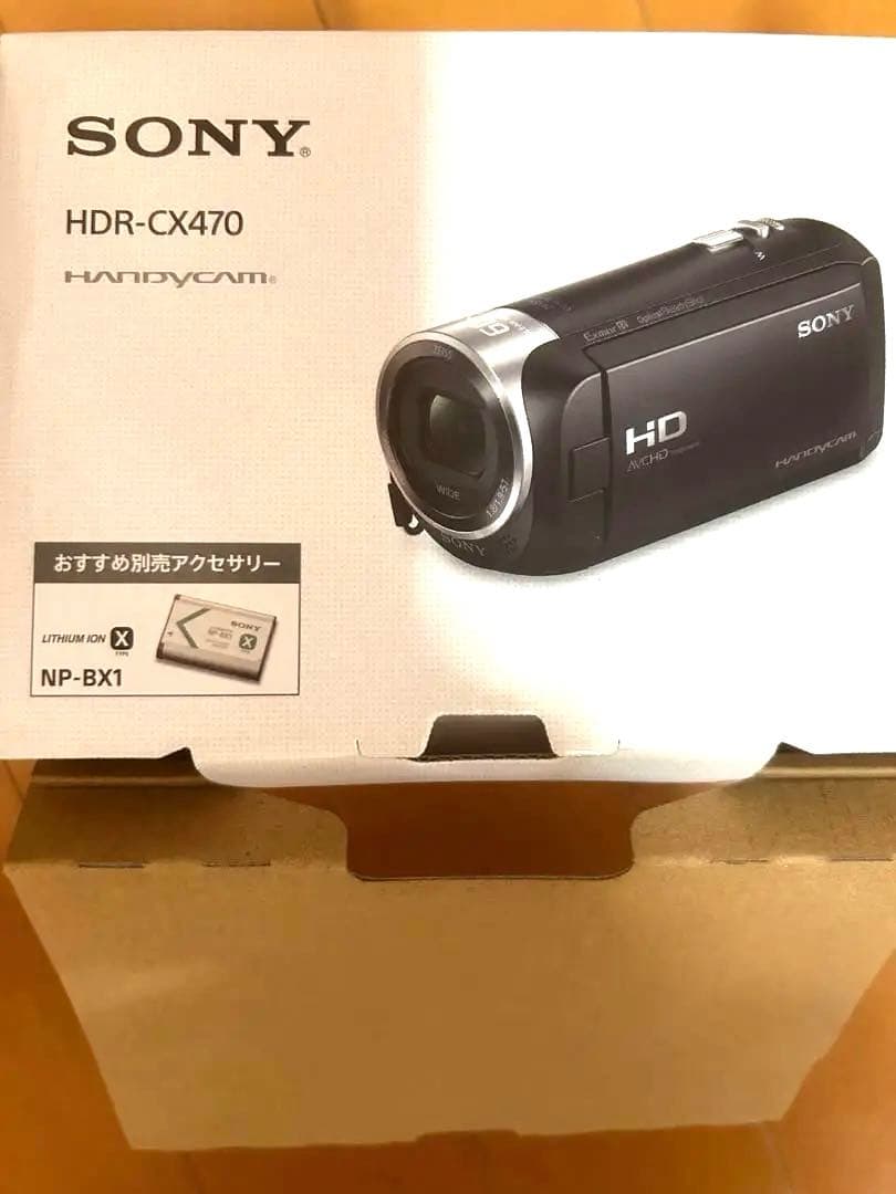 SONY HDR-cx470 ビデオカメラ 本体 三脚付き！