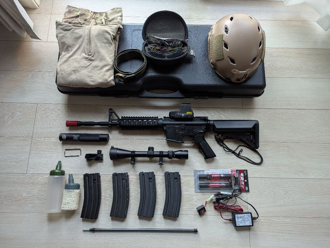 k.kentaro 次世代電動ガンSOPMOD M4 サバゲー初心者セット