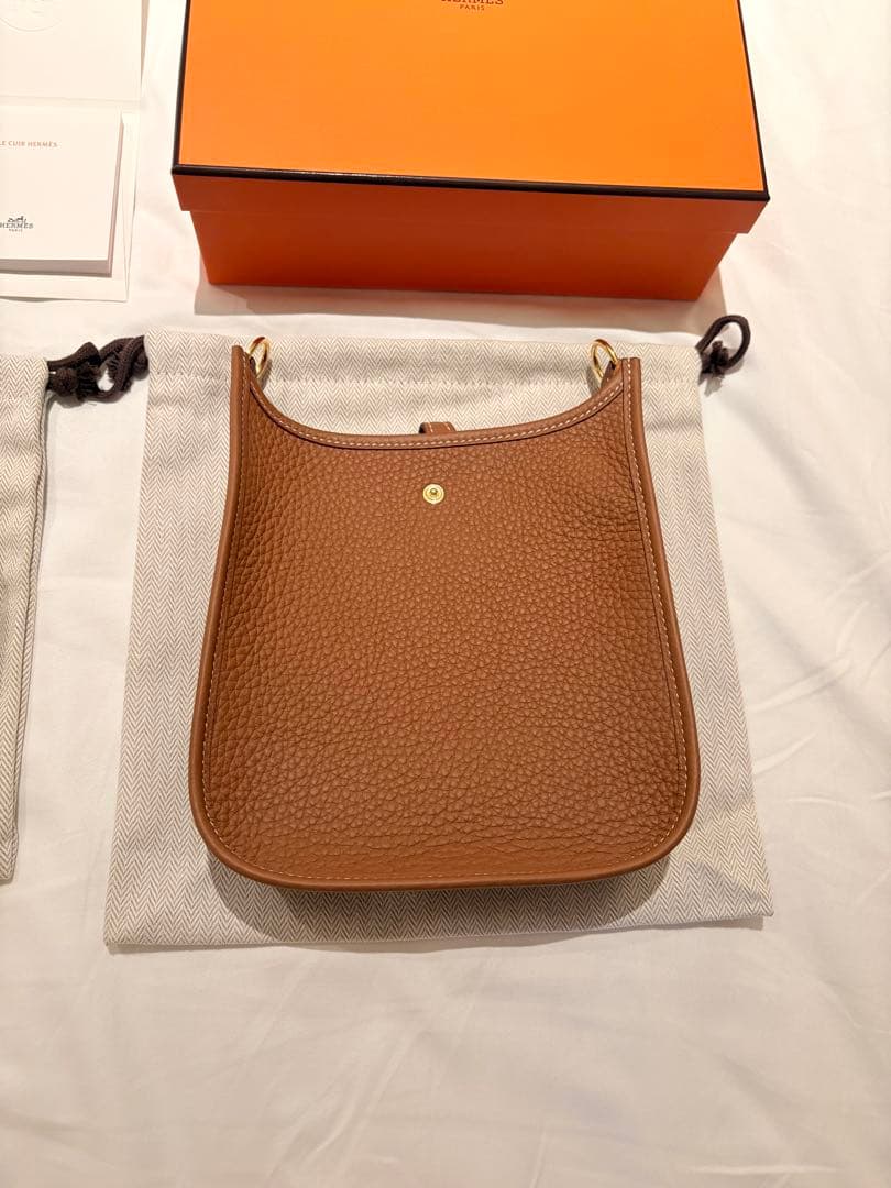 【最終値下】新品未使用 HERMES エルメス ミニエヴリンTPM ゴールド金具