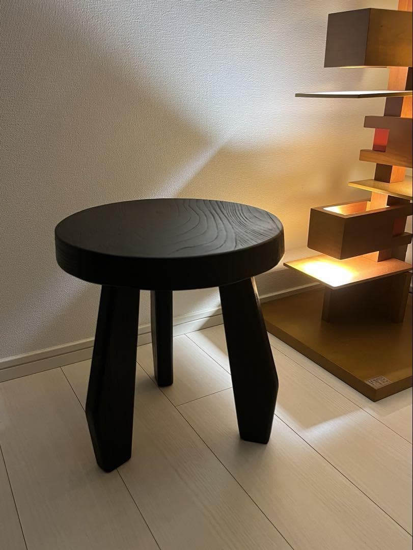 シャルロットペリアンメリベルスツールベルジェリプロダクトブラック