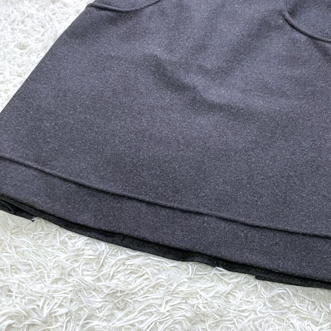 みるく　CHANEL ココマーク メタルボタン アンゴラ混ウールスカート