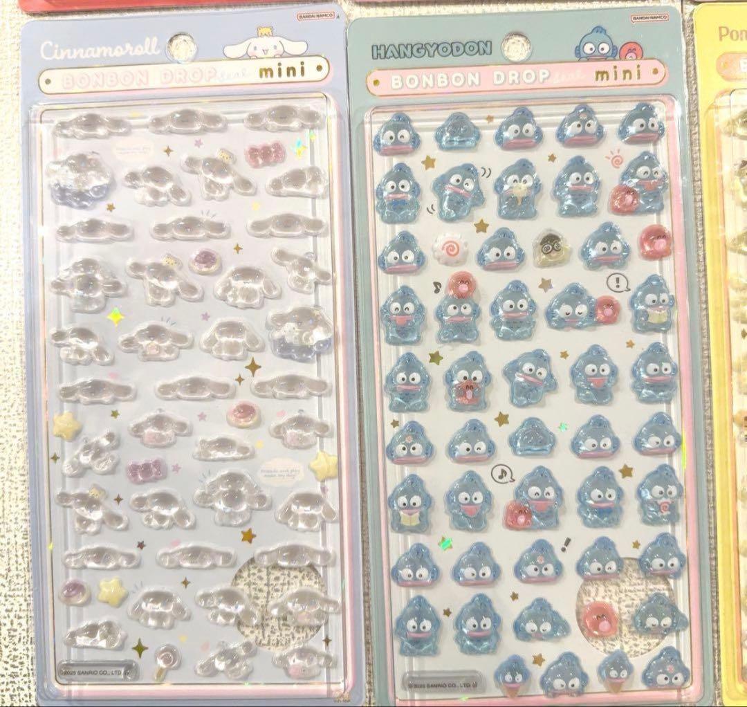 国内正規品✿ サンリオ　ボンボンドロップシール ミニ　7種